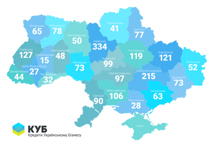 КУБ карта України