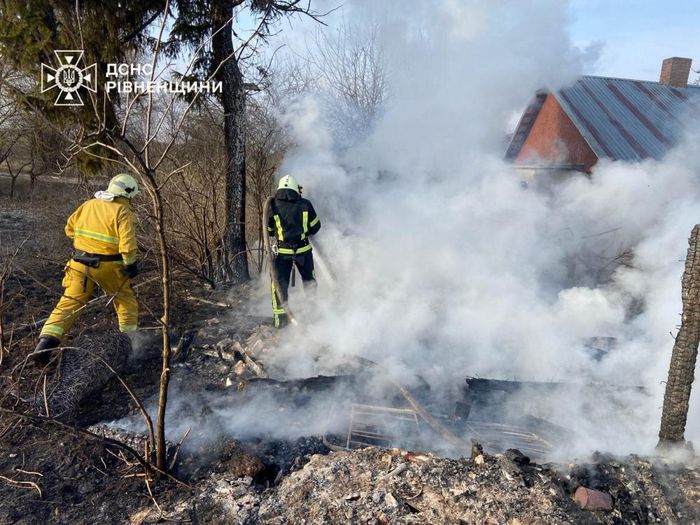 20 пожеж за добу: на Рівненщині знову масово горить суха трава