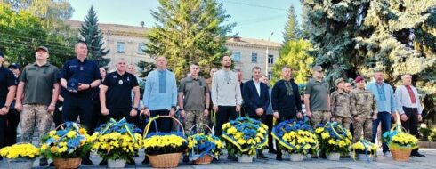 У Рівному 35-ий День Незалежності України розпочали із вшанували пам’яті Героїв