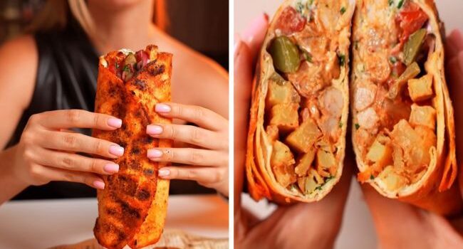 Домашня шаурма з куркою та хрусткою картоплею